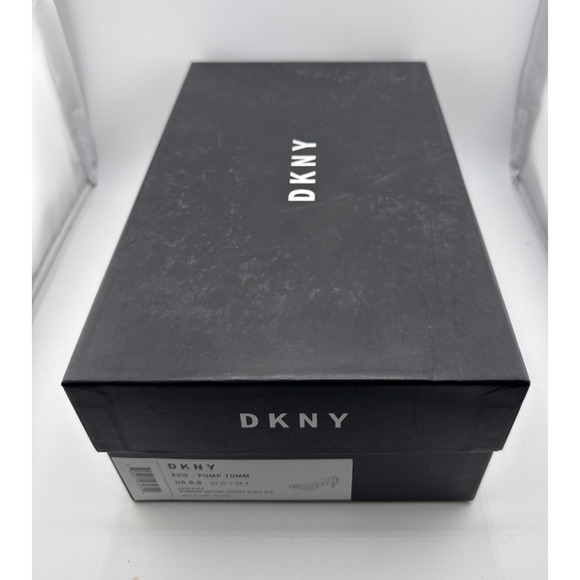DKNY Womens Evie Black Quilted Leather Pointed Toe Classic Pumps Size 6.5 US NWB - Picture 12 of 12